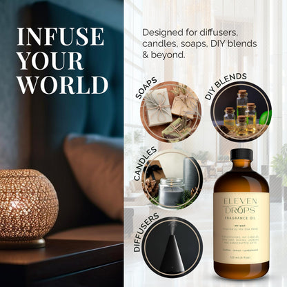 Eleven Drops My Way Diffuser Oil – Premium 16oz Fragrance Inspired by The One Hotel
