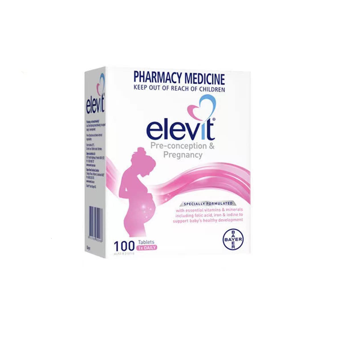 Elevit TAB with Iodine 100s – Pregnancy & Breastfeeding Multivitamin | Standard Shipping