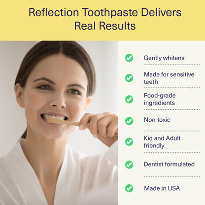 ELIMS Travel Size Nano Hydroxyapatite Toothpaste Fluoride Free 1oz – Whitening for Sensitive Teeth