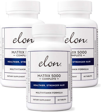 Elon Matrix 5000 Multivitamin – Hair, Skin & Nails, 5000 mcg Biotin