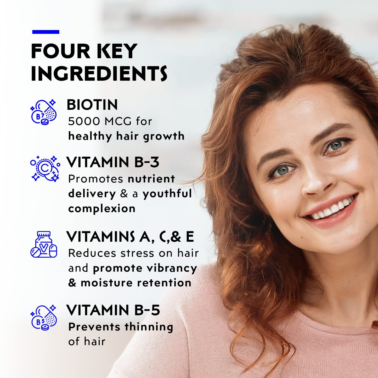 Elon Matrix 5000 Multivitamin – Hair, Skin & Nails, 5000 mcg Biotin