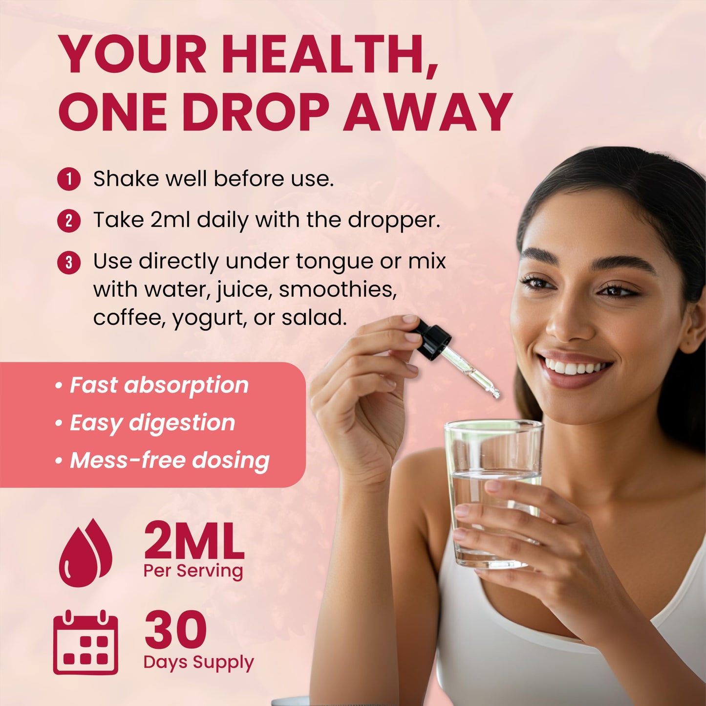 ElviPure Soursop Bitters Drops – Organic Graviola Extract, Immune Support