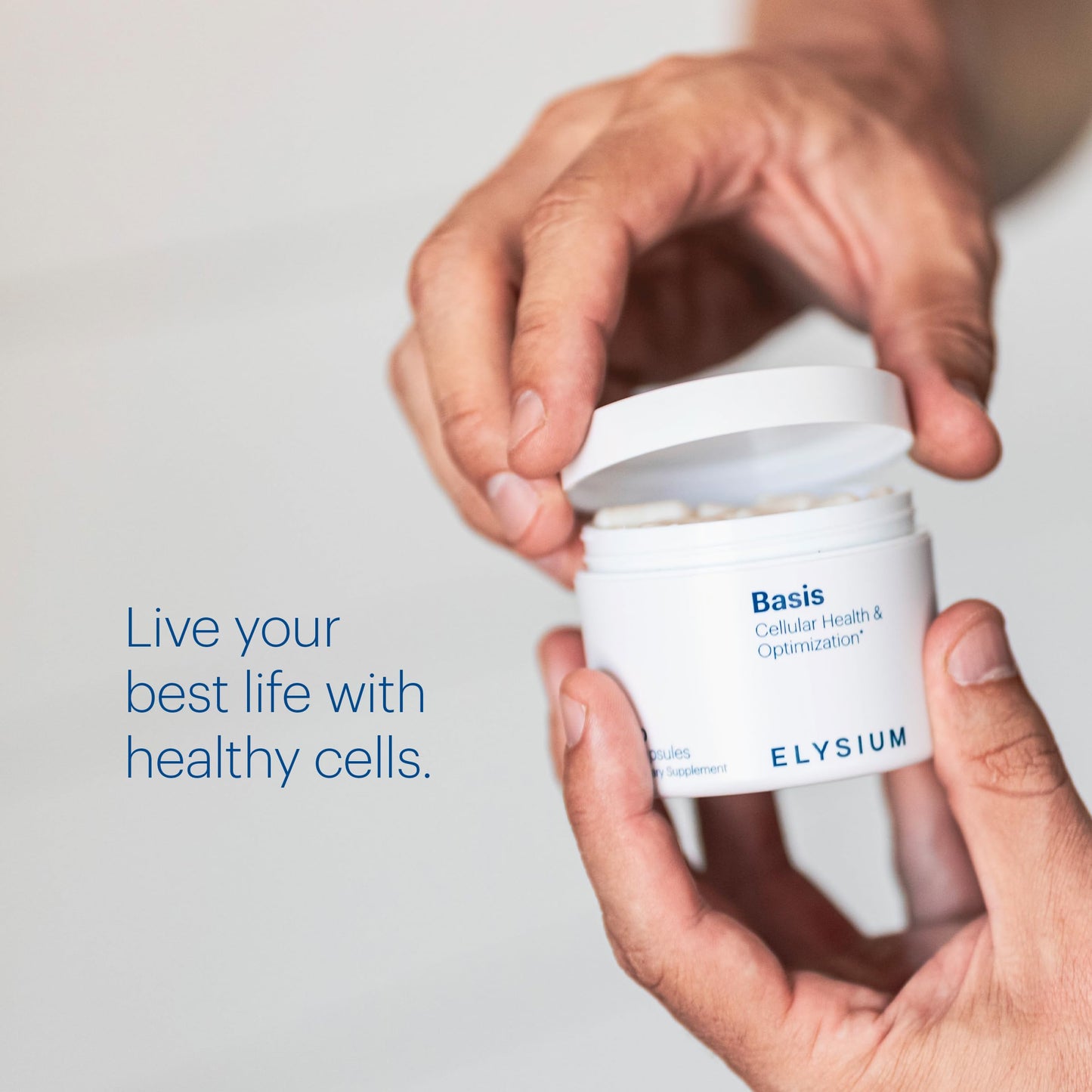 ELYSIUM Basis NAD+ Supplement — 30 Servings | NR 250mg + Pterostilbene 50mg