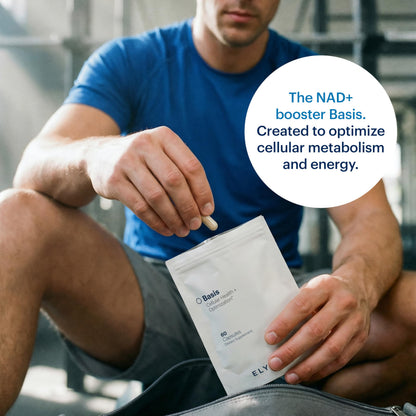 ELYSIUM Basis NAD+ Supplement — 30 Servings | NR 250mg + Pterostilbene 50mg