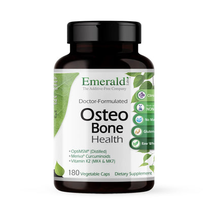 Emerald Labs Osteo Bone Health – Immune & Bone Joint Support | 180 Veg Capsules