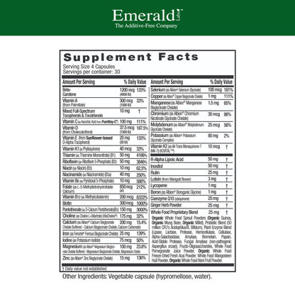 Emerald Labs Prenatal Clinical Multi with Methylfolate & Albion Gentle Iron – Gluten-Free