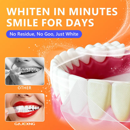 Teeth Whitening Strips – 84 Strips (42 Treatments) Enamel-Safe Mint