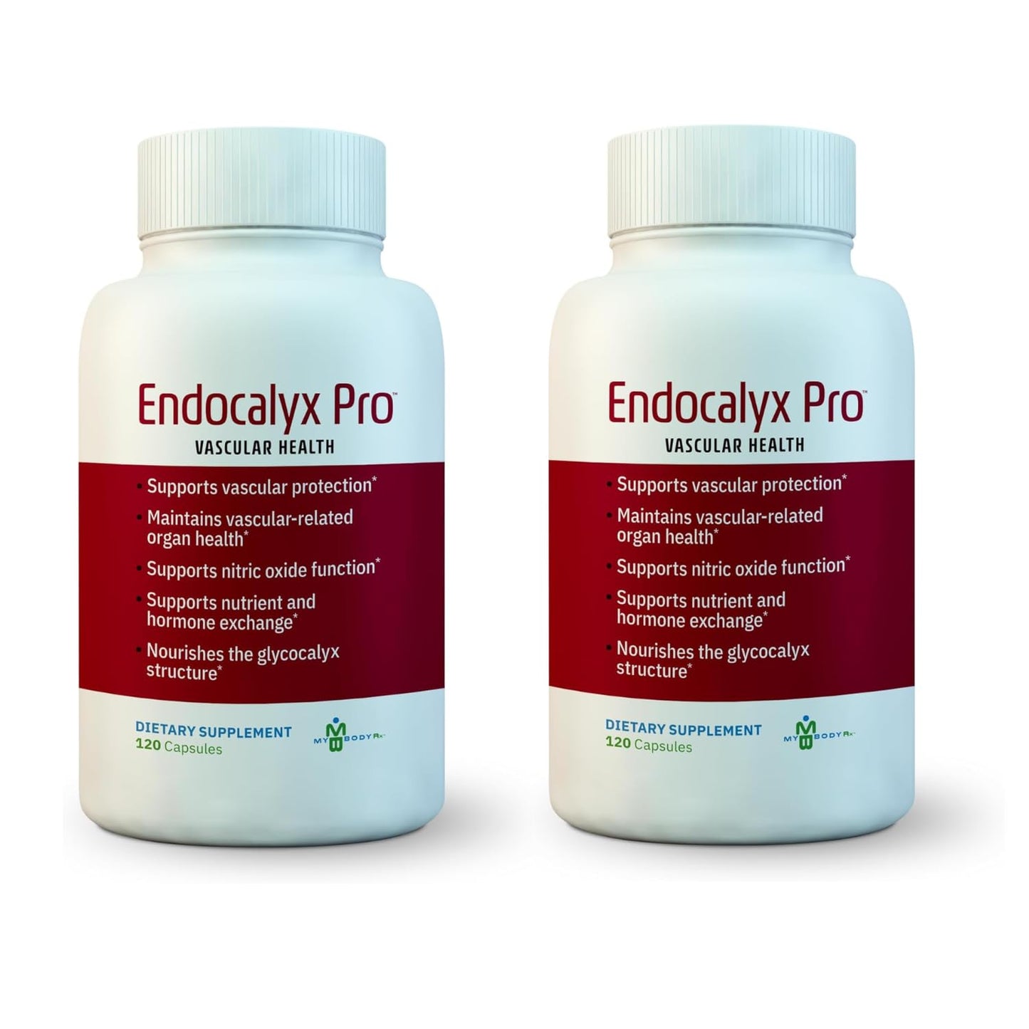 MYBODYRX Endocalyx Pro Supplement – Endothelial Glycocalyx Support for Vascular & Microcirculation Health | 120 Veggie Capsules