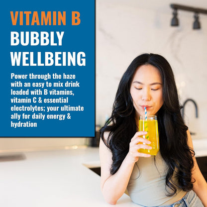 Ener-Life Orange B+ 30 Count – Sugar Free Multivitamin Drink Mix (5.42 g)