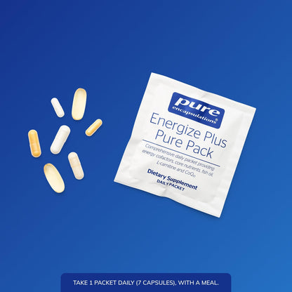 Pure Encapsulations Energize Plus Pure Pack – Energy & Metabolism Support (30 Packets)