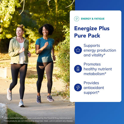 Pure Encapsulations Energize Plus Pure Pack – Energy & Metabolism Support (30 Packets)