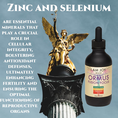 I Am Joy Co. Ormus Monoatomic Gold Fusion Focus 4oz – Pineal Detox, Lucid Dreaming