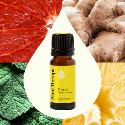 Plant Therapy Energy Essential Oil Blend 10 mL - Energizing, 100% Pure