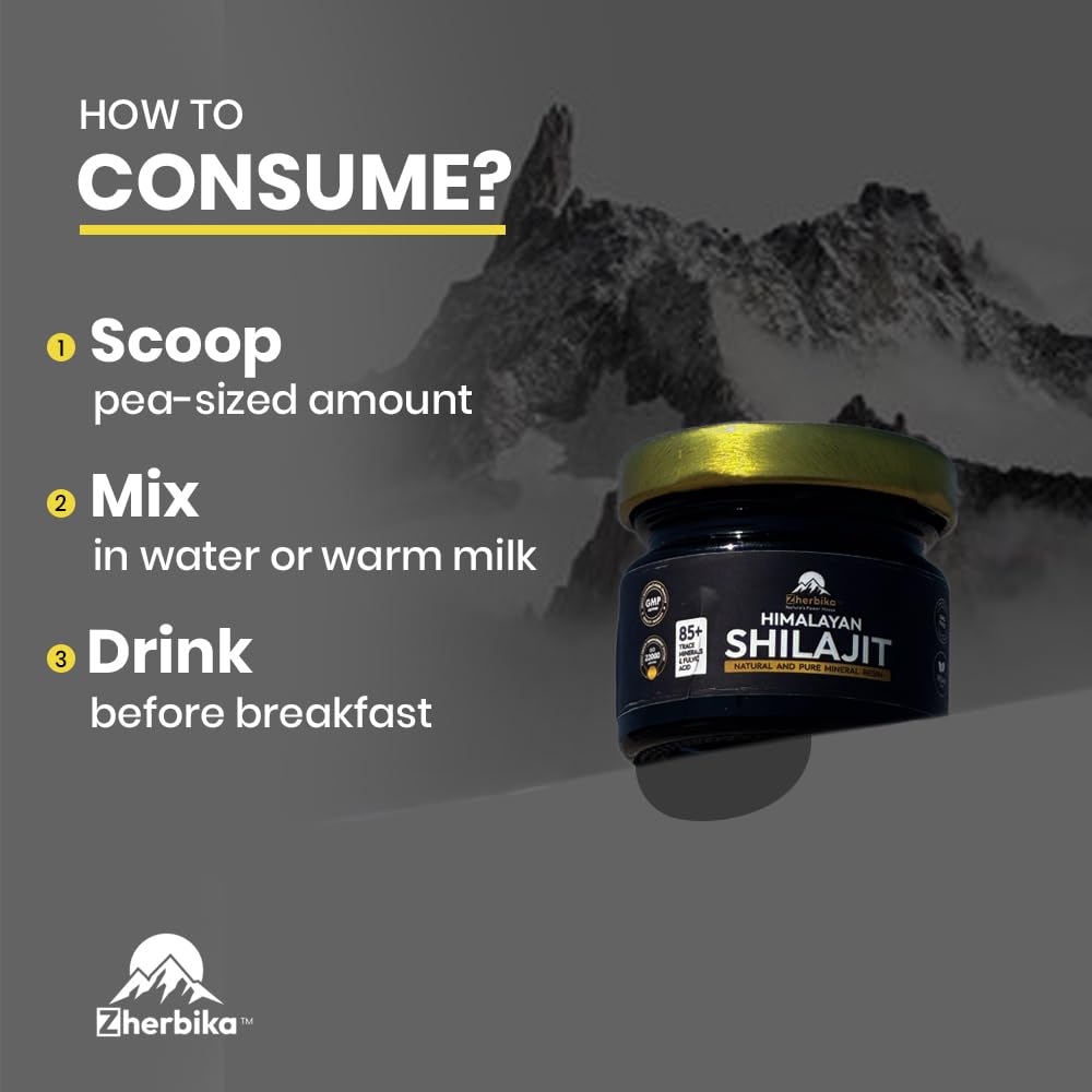 Himalayan Shilajit Resin 300mg – Ultra Gold Grade | 85+ Minerals & 75% Fulvic Acid | Lab Tested | 30g