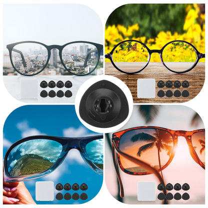 Enhon 8 Pcs Replacement Cleaner Pads for CarbonKlean Eyeglass Cleaner