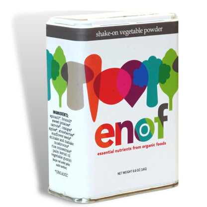 ENOF Organic Fruit & Veg Powder for Kids & Adults — 60 Servings, 10 Clean Ingredients, Strawberry & Spinach, Gluten & GMO Free
