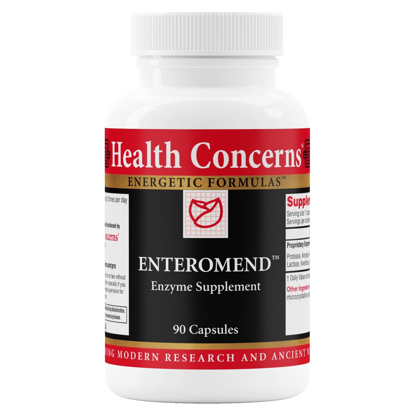 Enteromend Digestive Enzyme – Gut Health, Bloating & Food Sensitivity Relief | 90 Capsules
