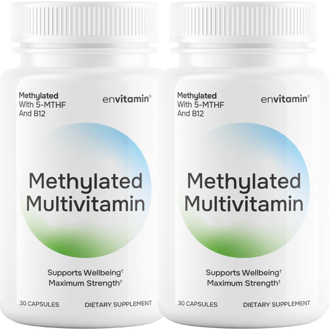 envitamin Methylated Multivitamin & Mineral Complex with L-Methylfolate - 2 Bottle Pack
