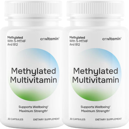 envitamin Methylated Multivitamin & Mineral Complex with L-Methylfolate - 2 Bottle Pack