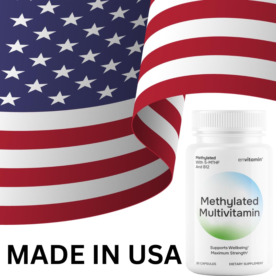 envitamin Methylated Multivitamin & Mineral Complex with L-Methylfolate - 2 Bottle Pack