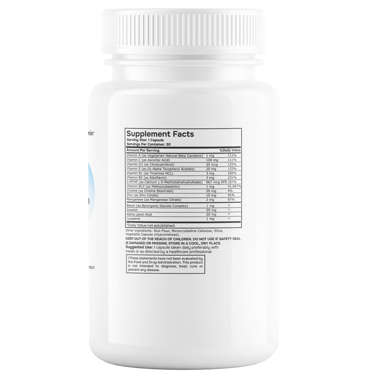envitamin Methylated Multivitamin & Mineral Complex with L-Methylfolate - 2 Bottle Pack