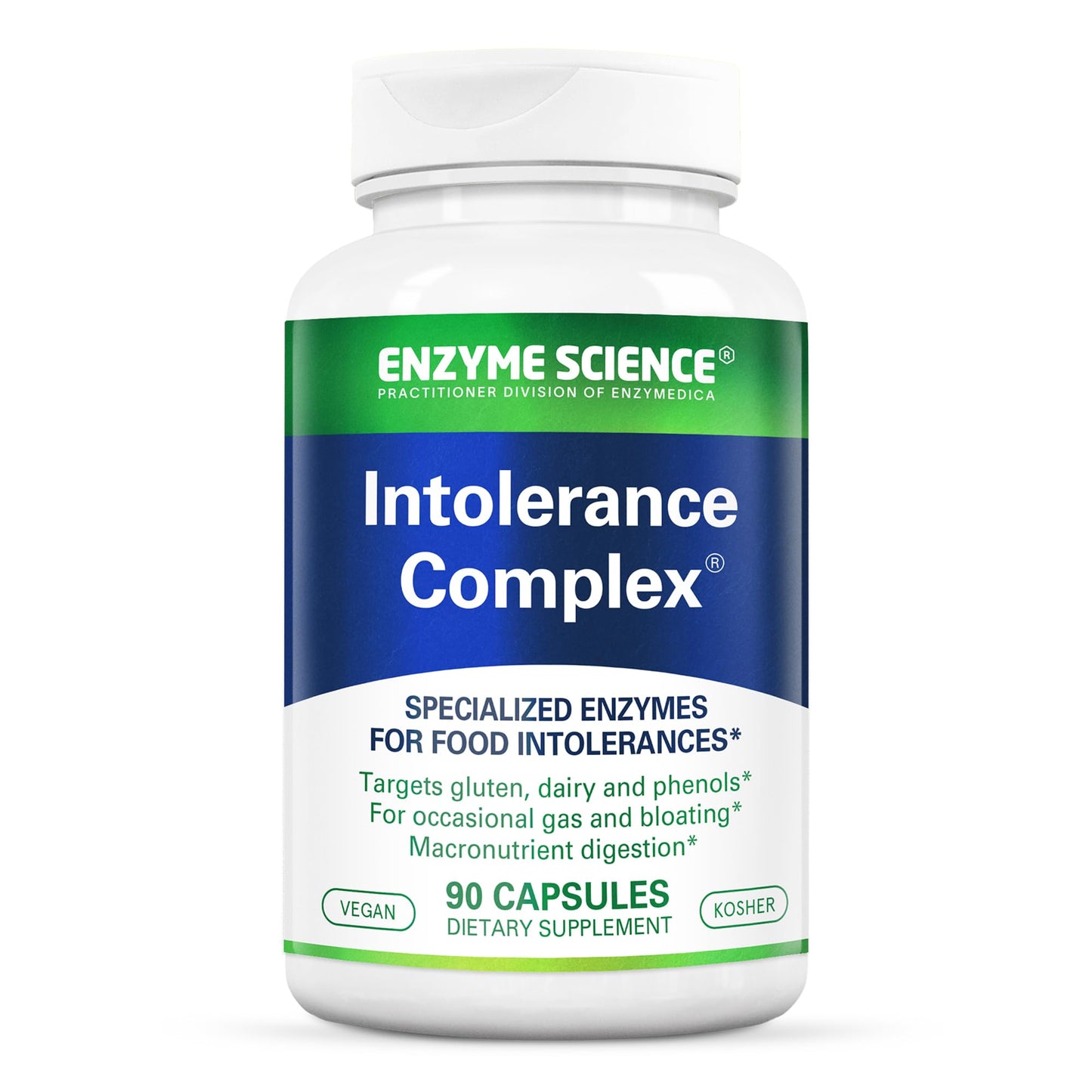 Enzyme Science Intolerance Complex – 90 Capsules for Gluten, Casein & Complex Carbohydrate Sensitivities