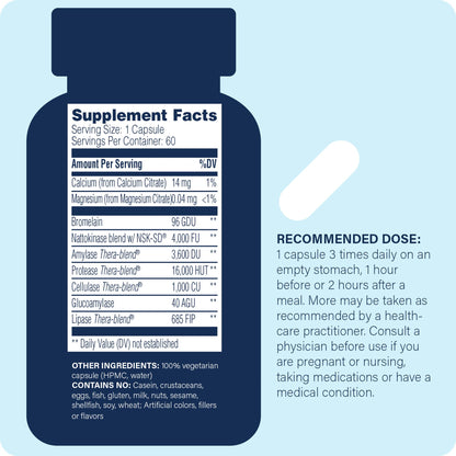 Enzyme Science Nattokinase Pro with NSK-SD – Organic, Vegan & Kosher Capsule for Cardiovascular & Circulatory Support | 60 Capsules