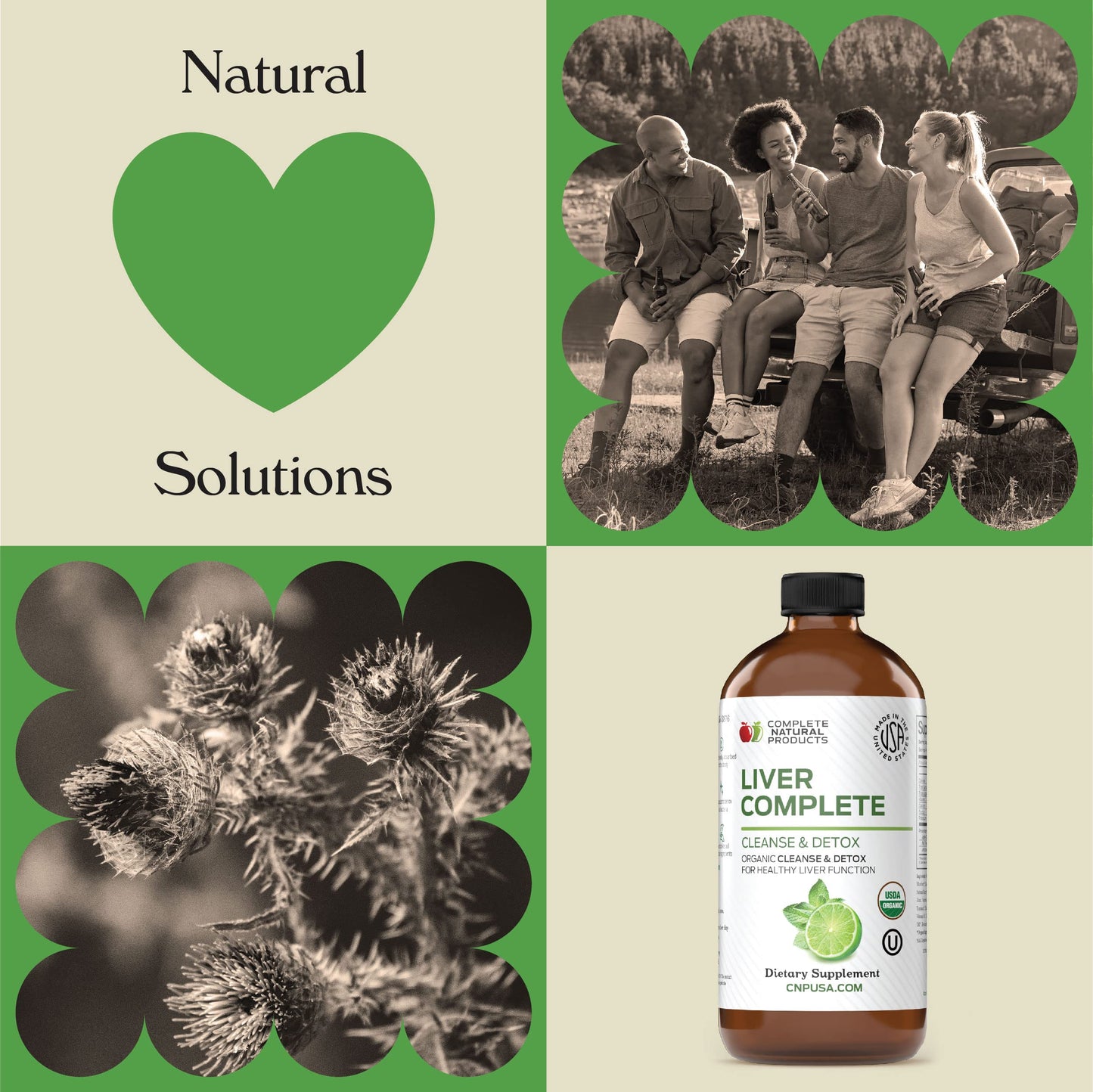 Complete Natural Products Liver Complete 12oz – Organic Liquid Liver Support & Detox