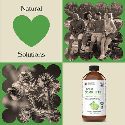Complete Natural Products Liver Complete 12oz – Organic Liquid Liver Support & Detox