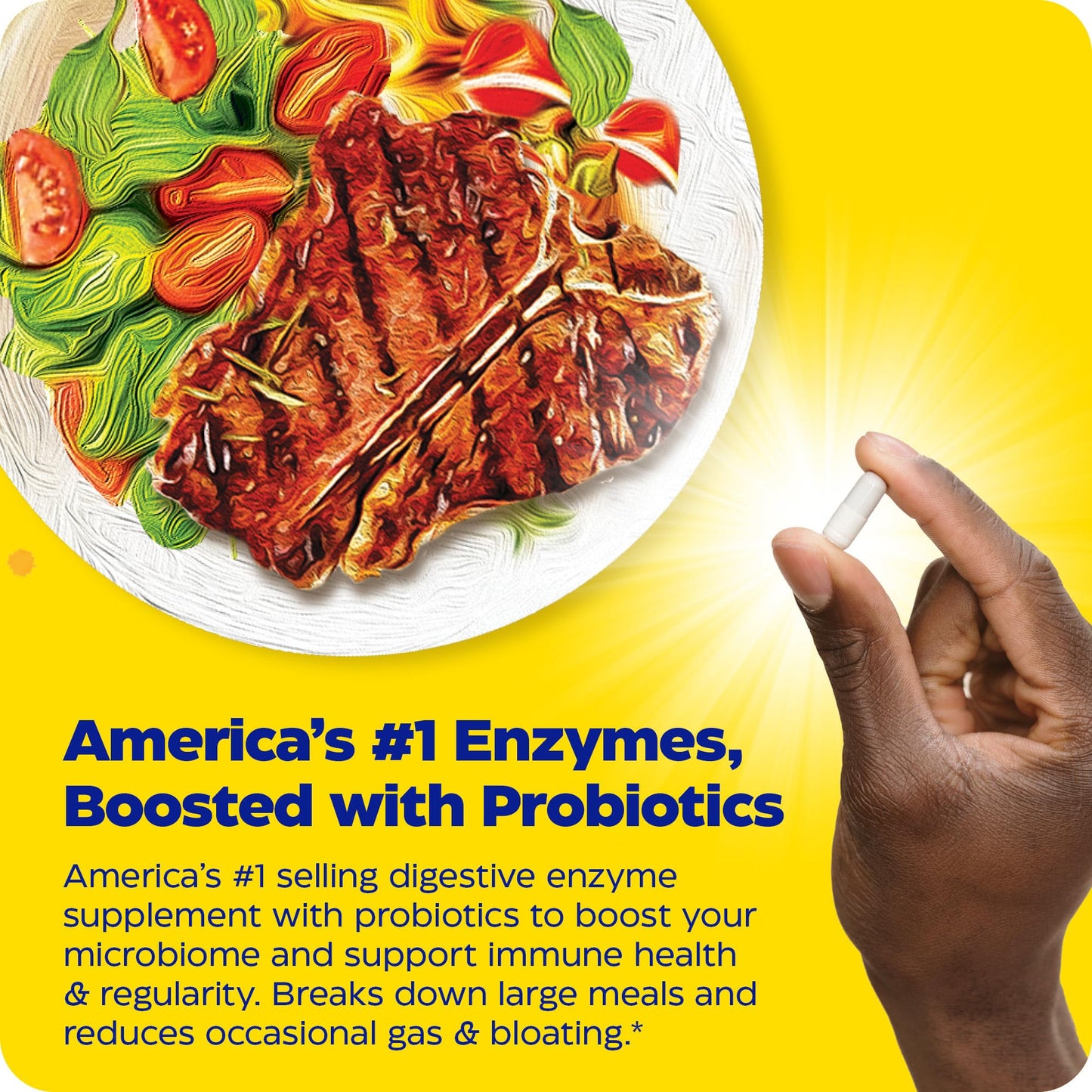 Enzymedica Digest Gold + Probiotics – 2-in-1 Digestive Enzymes & Probiotic Support, 90 Capsules