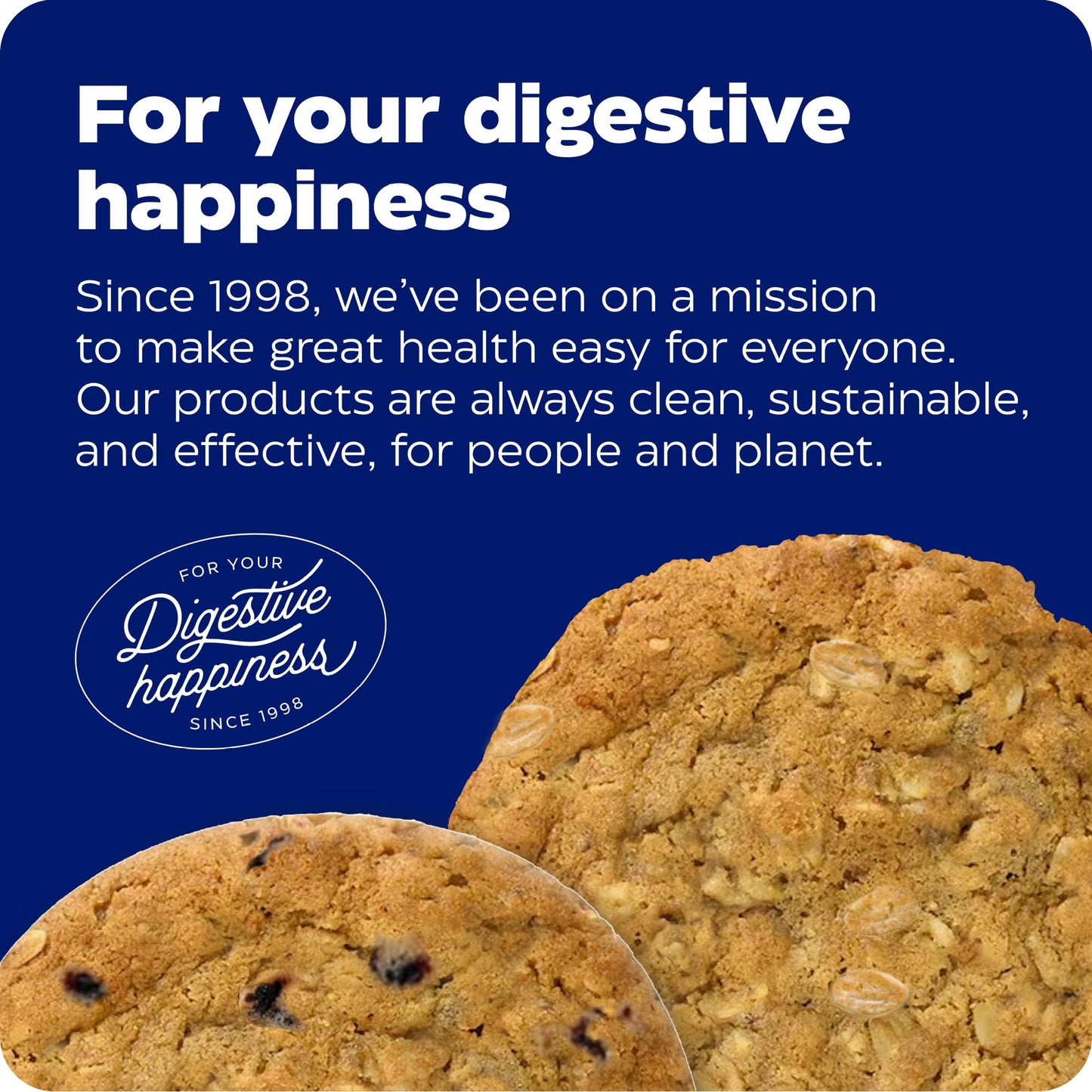 Enzymedica Digest Gold Fiber+ Cookies – Daily Prebiotic & Probiotic Fiber (Harvest Oat, Pack of 2)