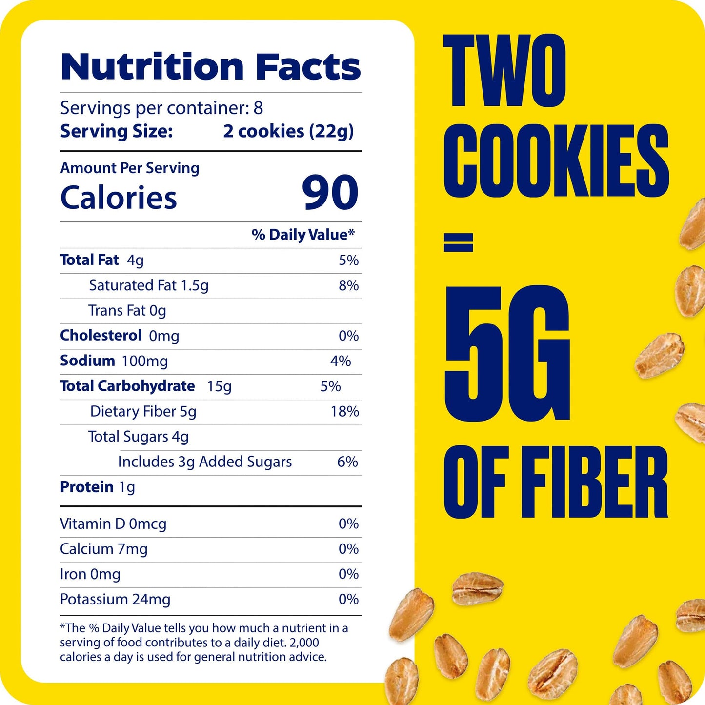 Enzymedica Digest Gold Fiber+ Cookies – Daily Prebiotic & Probiotic Fiber (Harvest Oat, Pack of 2)