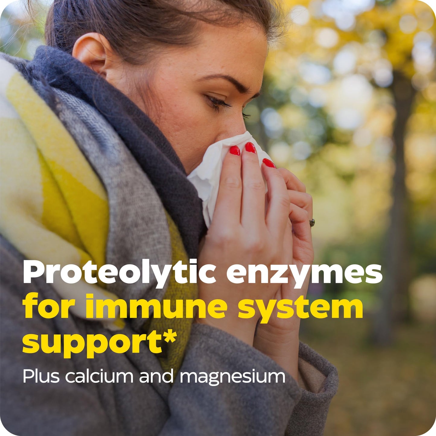 Enzymedica Immune Defense Regular Strength – Proteolytic Immunity Support, 180 Count
