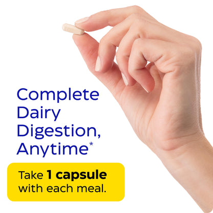 Enzymedica Lacto: Advanced Lactase Pills for Dairy Digestion, 90 Capsules
