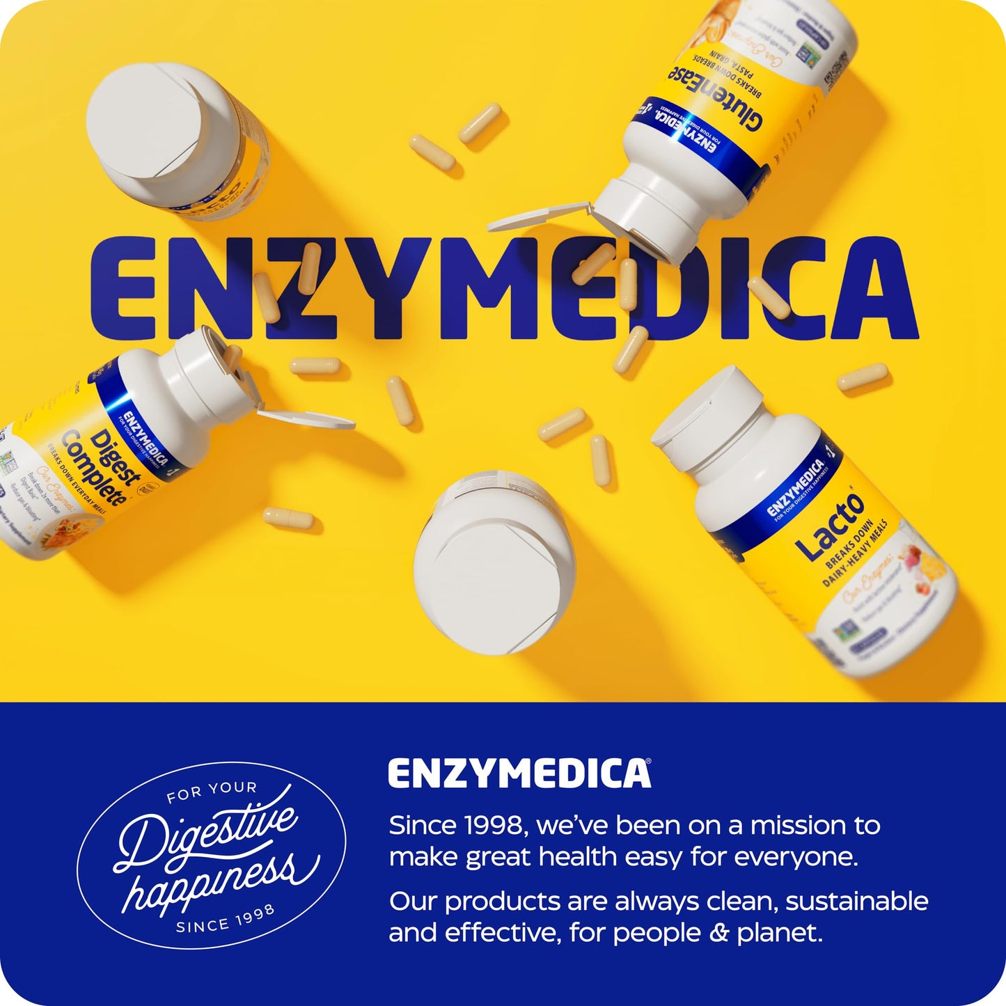 Enzymedica Pro-Bio Probiotic — Shelf-Stable, Stomach-Acid Resistant, 10B CFU, 120 Capsules