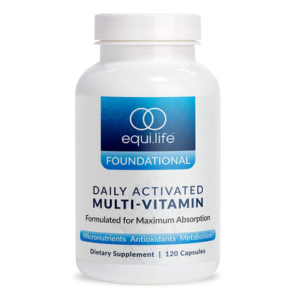 Equilife Daily Activated Multivitamin - 21 Nutrients, 120 Capsules