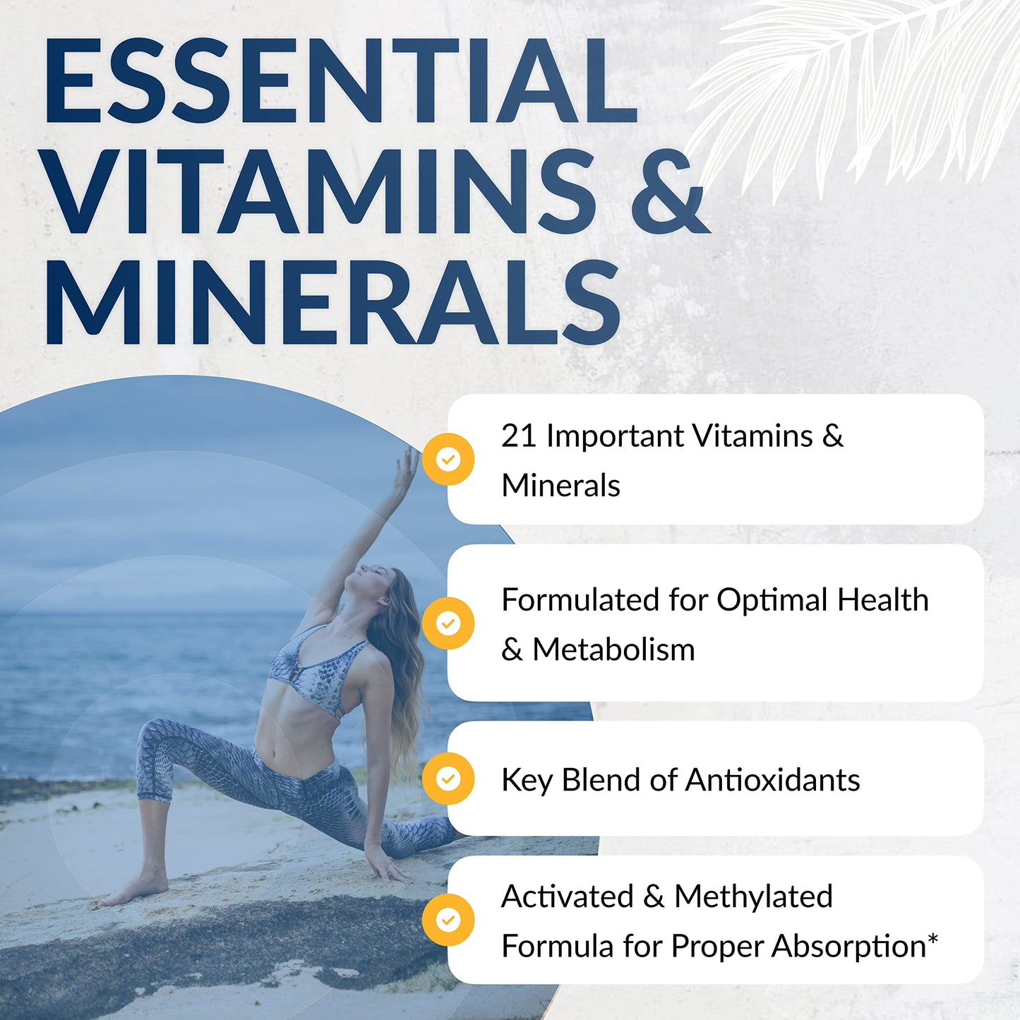 Equilife Daily Activated Multivitamin - 21 Nutrients, 120 Capsules