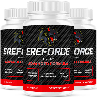 (3 Pack) Ereforce Capsules - Advanced Daily Formula, 180 Capsules