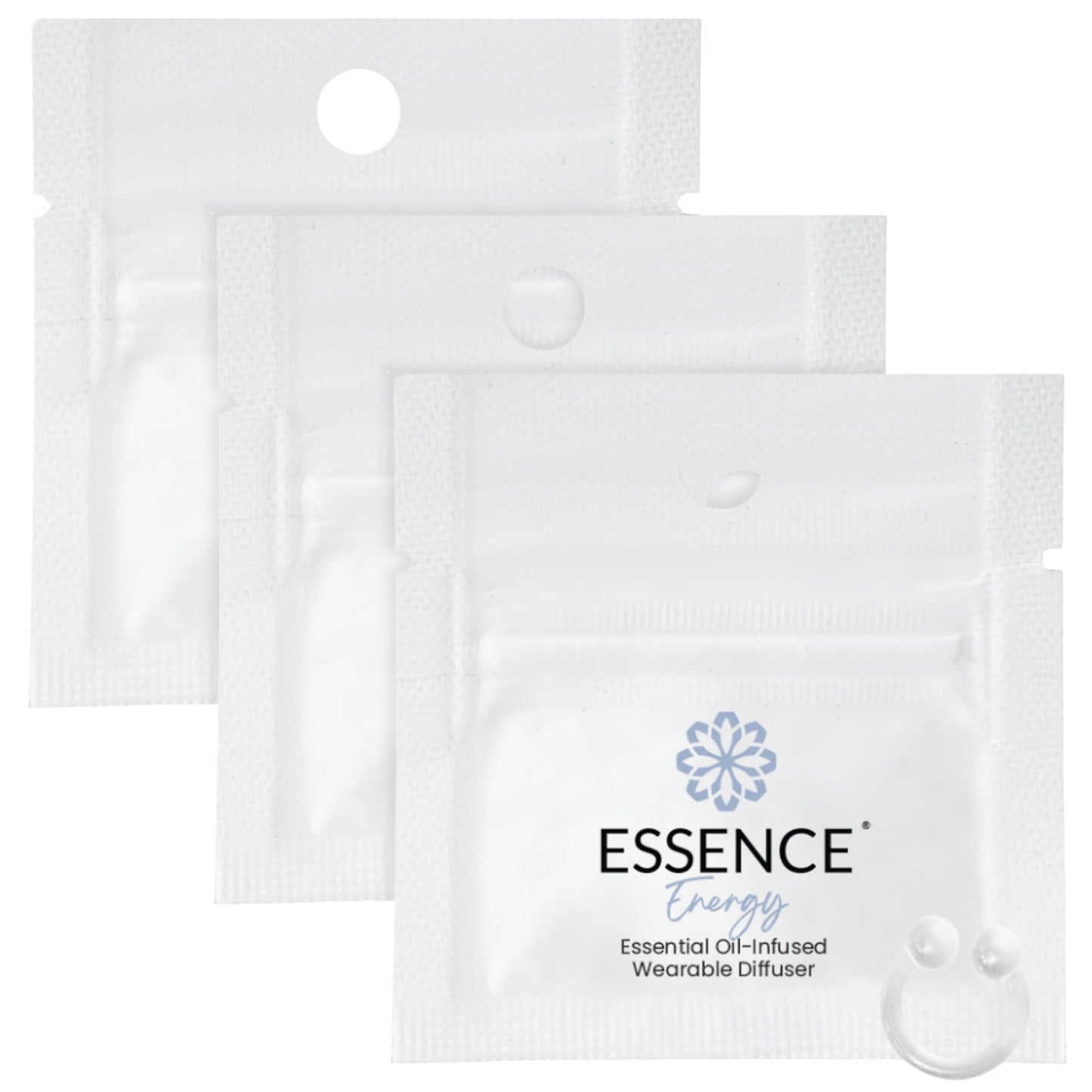 Essence Wearable Aromatherapy Nasal Diffuser – Energy Blend Nose Ring (3 Pack) – Made in USA
