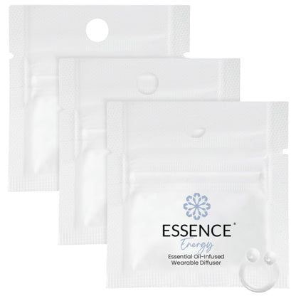 Essence Wearable Aromatherapy Nasal Diffuser – Energy Blend Nose Ring (3 Pack) – Made in USA