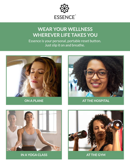 Essence Wearable Aromatherapy Nasal Diffuser | Bergamot Nose Ring Inhaler | Made in USA