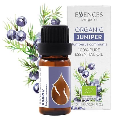 Essences Bulgaria Organic Juniper Essential Oil – 10ml | 100% Pure & Therapeutic Grade