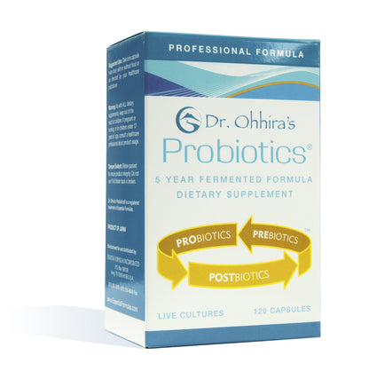 Dr. Ohhira's Probiotics Professional Formula - 120 Capsules, Postbiotic Metabolites