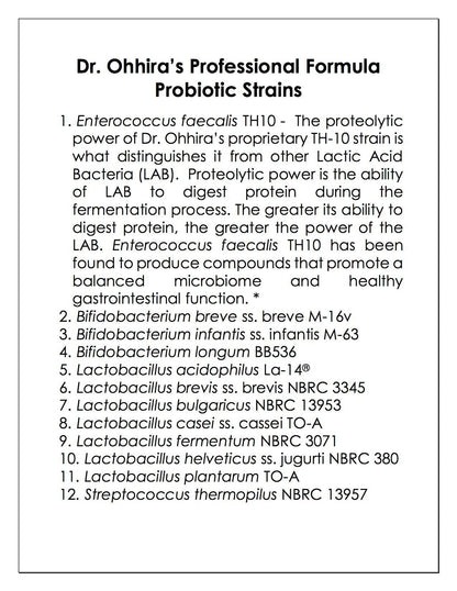 Essential Formulas Dr. Ohhira’s Probiotics Professional Formula — 60 Capsules, 5-Year Fermented Prebiotics & Postbiotic Metabolites