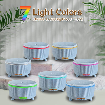 Essential Oil Diffuser 500ml for Home – Large Room Aromatherapy, 7-Color Lights, 3 Mist Modes, Auto Off