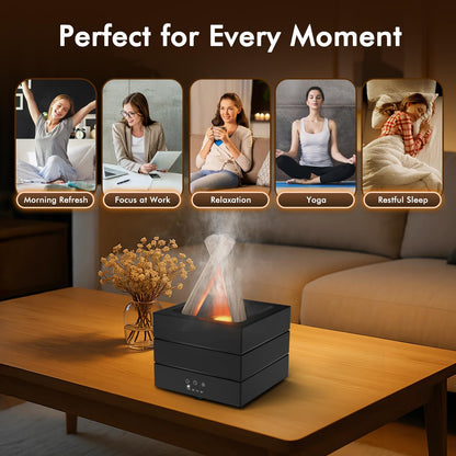 Essential Oil Diffuser 280ML Ultrasonic Humidifier with Remote, Timer & Auto-Off – 7 LED Colors