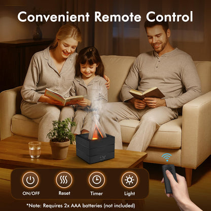 Essential Oil Diffuser 280ML Ultrasonic Humidifier with Remote, Timer & Auto-Off – 7 LED Colors