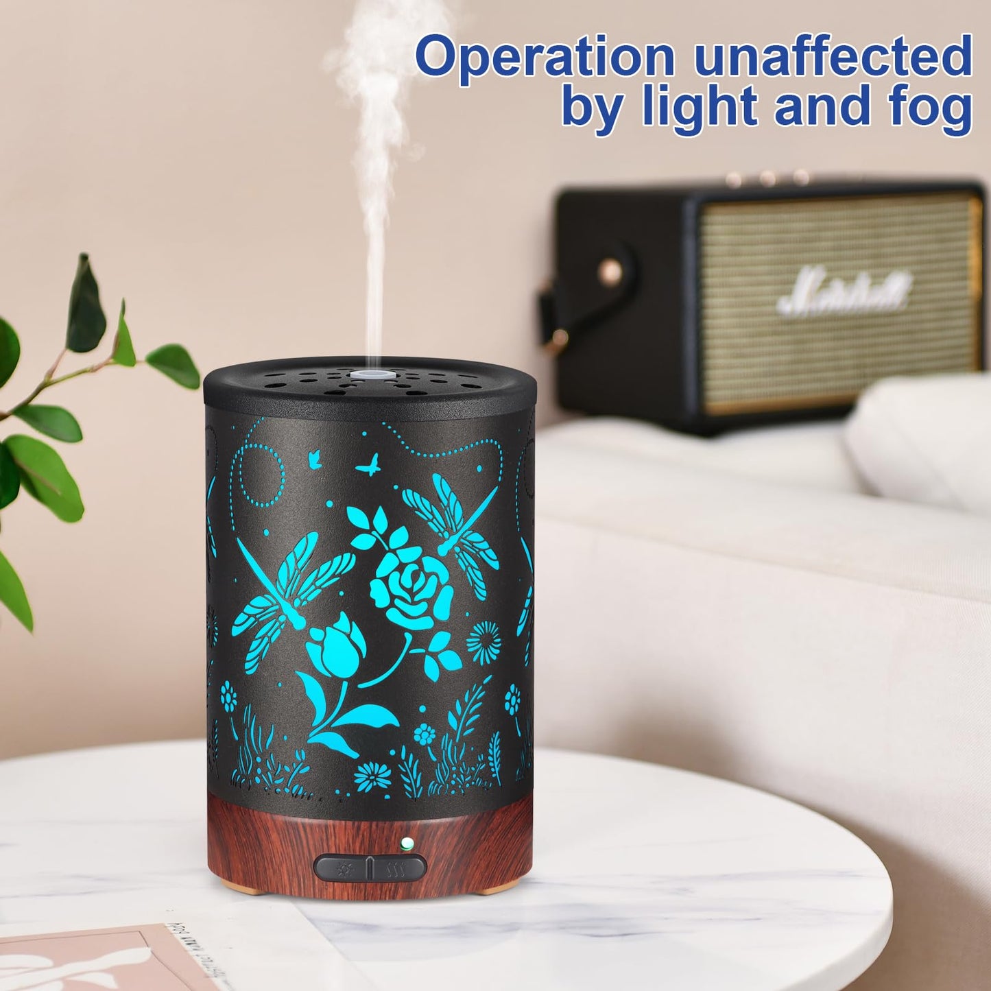 Essential Oil Diffuser - Aromatherapy with 7 Color Lights | Auto-Off Cool Mist Humidifier