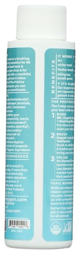 Essential Oxygen Organic Mouthwash (Brushing Rinse) Cinnamon, 3 oz Liquid