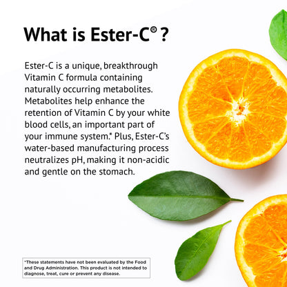 American Health Ester-C 1000 mg with Citrus Bioflavonoids – 270 Total Servings (Pack of 3) – 24-Hour Immune Support